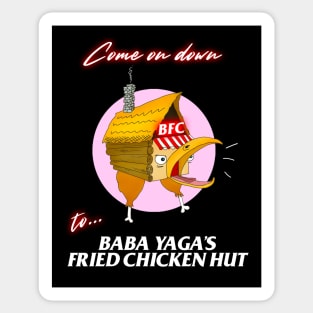 Baba Yaga's Fried Chicken Hut Sticker